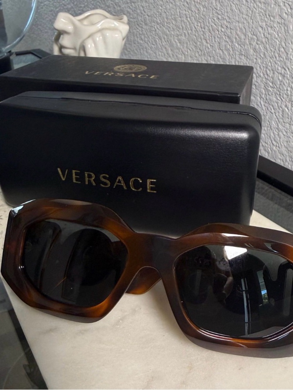 Versace Maxi Medusa Biggie Sunglasses Tortoise (VE4424U-521787)